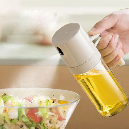 Oil Spray Bottle 250Ml High Borosilicate Glass Cooking Oil Dispensers Olive Oil Sprayer Mister for Air Fryer Salad Cooking Tool