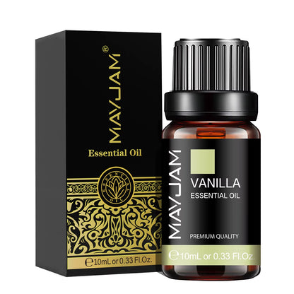 10ML Essential Oil Lavender Jasmine Eucalyptus Vanilla Sandalwood Bergamot Rosemary Citronella Cinnamon Fragrance Oil