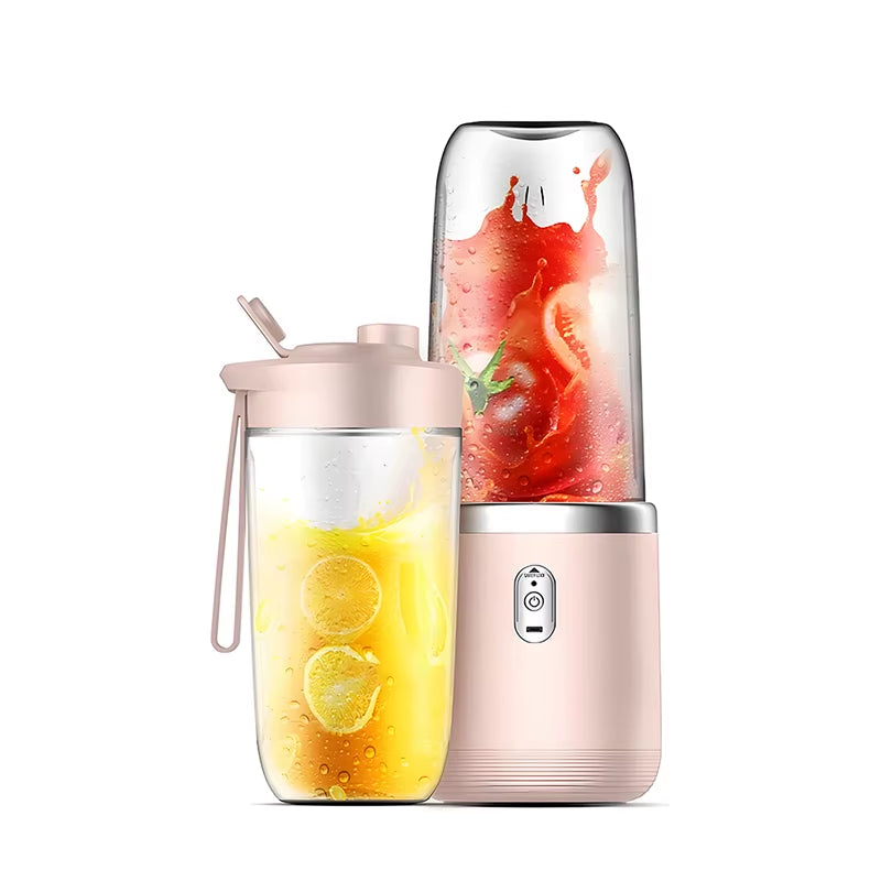 Electric Portable Juicer Blender 400Ml USB Charging Fruit Smoothie Maker for Lemon Orange - Compact Juicing Cup Smoothie Blender