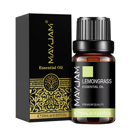 10ML Essential Oil Lavender Jasmine Eucalyptus Vanilla Sandalwood Bergamot Rosemary Citronella Cinnamon Fragrance Oil