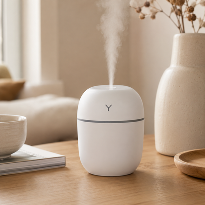 Mini USB Humidifier — Silent, Portable & Night Light
