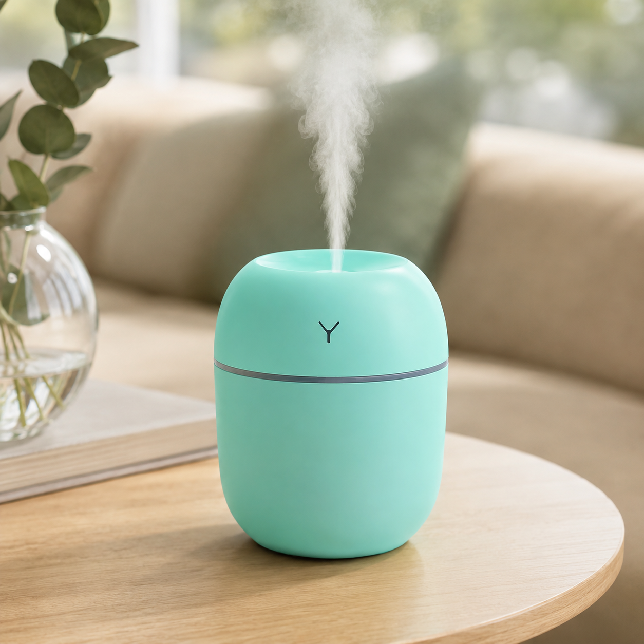 Mini USB Humidifier — Silent, Portable & Night Light