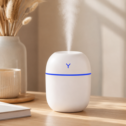 Mini USB Humidifier — Silent, Portable & Night Light