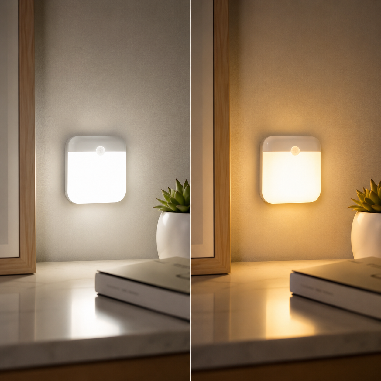 Motion Sensor Night Light — USB-C Rechargeable, Auto On/Off