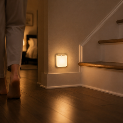 Motion Sensor Night Light — USB-C Rechargeable, Auto On/Off