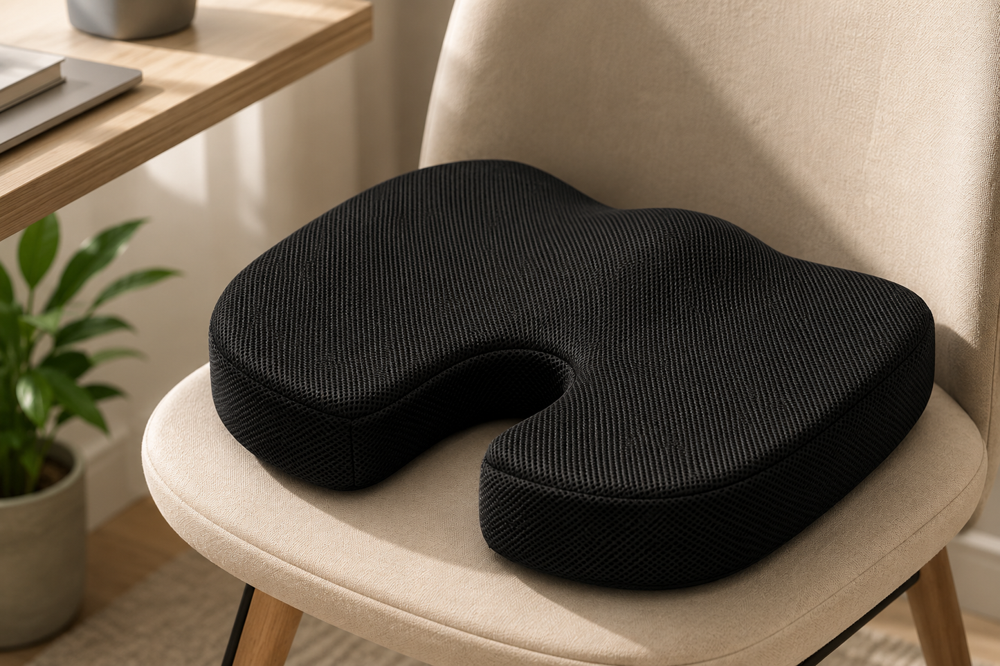 Orthopedic Seat Cushion — All-Day Comfort for Your Back & Tailbone