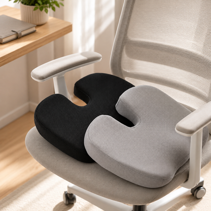 Orthopedic Seat Cushion — All-Day Comfort for Your Back & Tailbone
