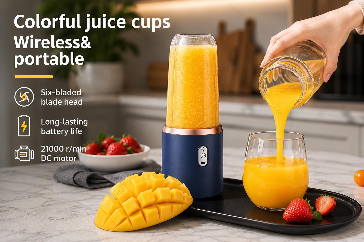 Portable Blender - Blend Anywhere in Seconds
