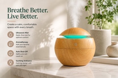 Ultrasonic Humidifier — Breathe Better, Sleep Deeper