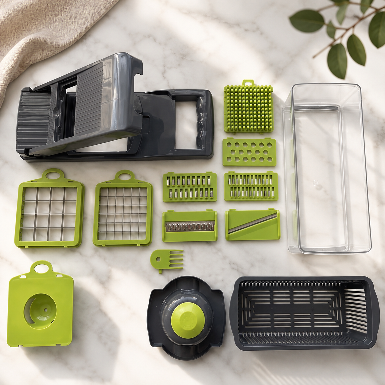 Vegetable Chopper — Chop in Seconds, No Mess No Effort