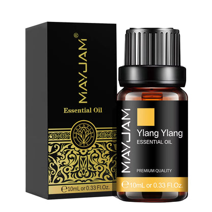10ML Essential Oil Lavender Jasmine Eucalyptus Vanilla Sandalwood Bergamot Rosemary Citronella Cinnamon Fragrance Oil
