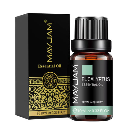 10ML Essential Oil Lavender Jasmine Eucalyptus Vanilla Sandalwood Bergamot Rosemary Citronella Cinnamon Fragrance Oil