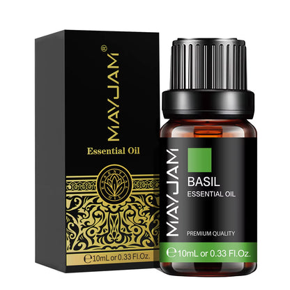 10ML Essential Oil Lavender Jasmine Eucalyptus Vanilla Sandalwood Bergamot Rosemary Citronella Cinnamon Fragrance Oil