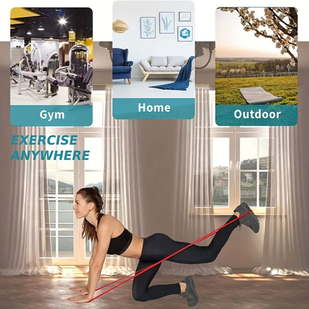 1Pc Sports Yoga Resistance Bands, Fitness Pull Belt, Suitable for Yoga, Strength Training, Body Stretching Yoga Exercise Bands