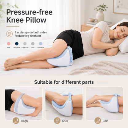 Memory Foam Leg Pillow — Sciatica, Hip & Back Pain Relief